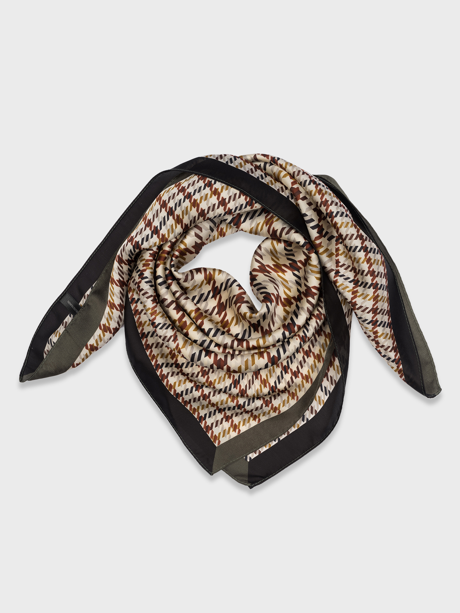 Платок с принтом пье-де-пуль 7070cm 399₽