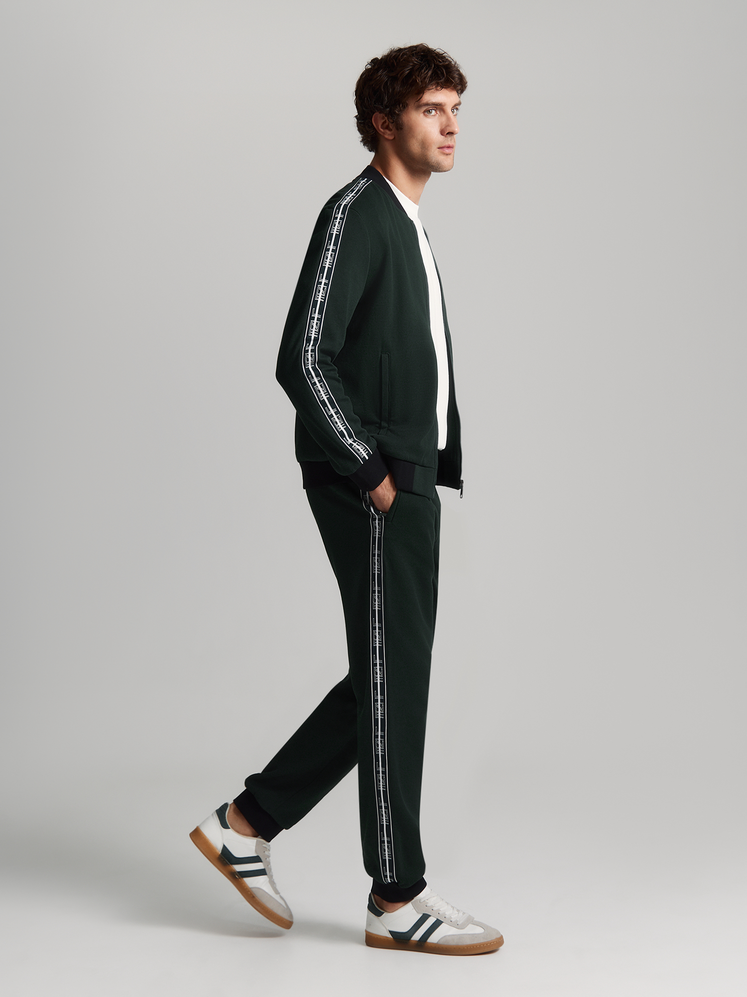 Брюки для спорта и отдыха из хлопкового трикотажа пике L(52)