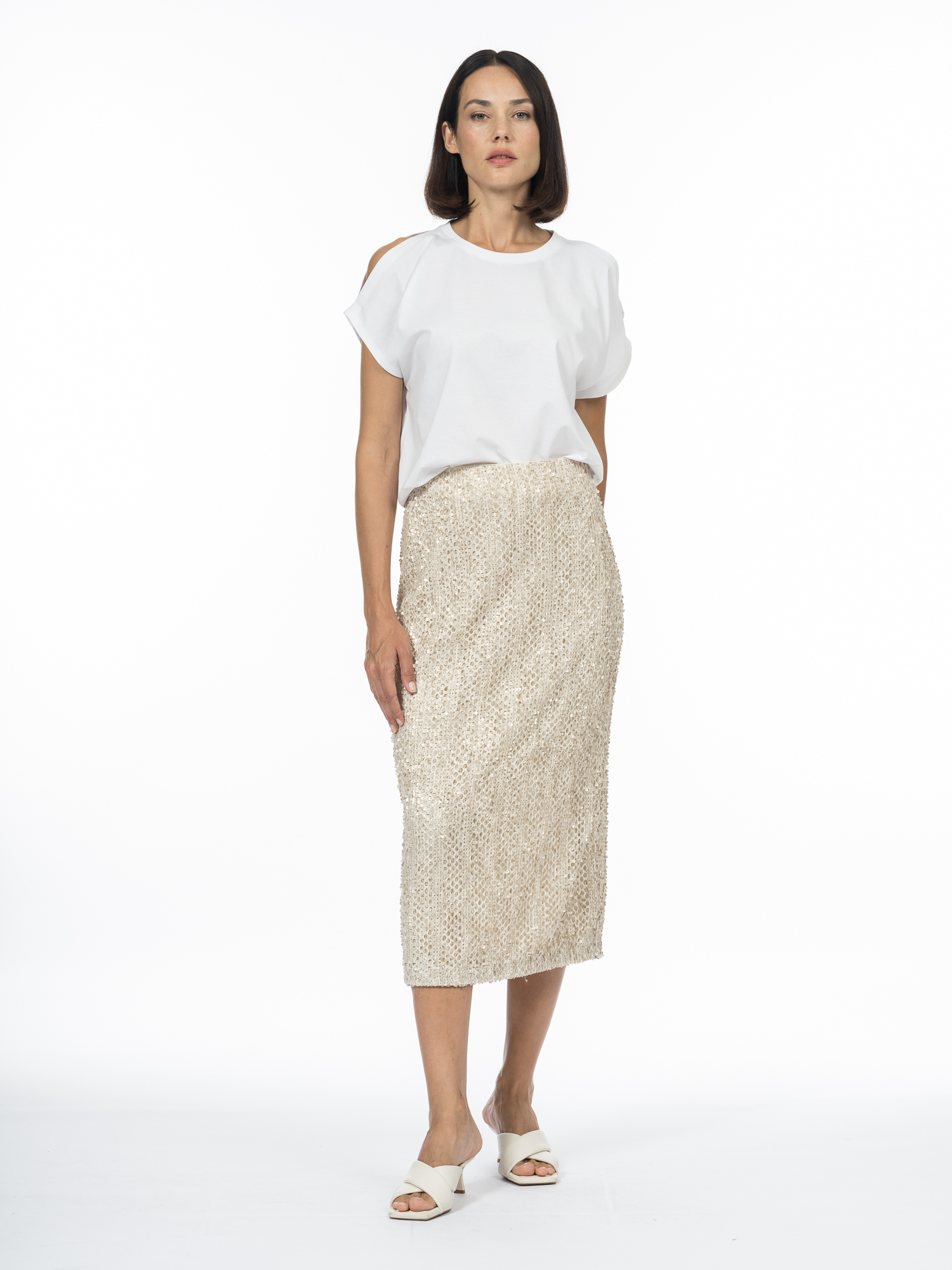 Футболка с разрезами на рукавах M46 3999₽