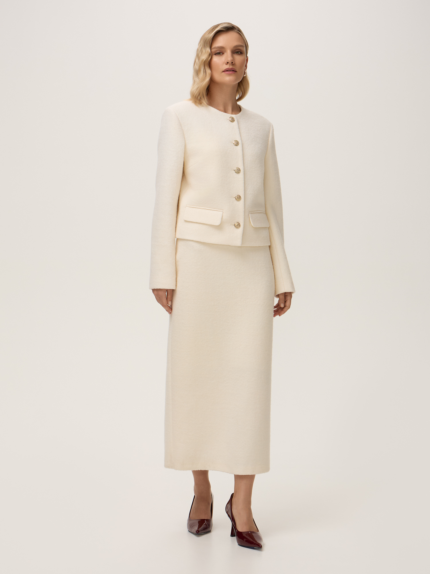 Классический жакет из вареной шерсти XL50 13999₽