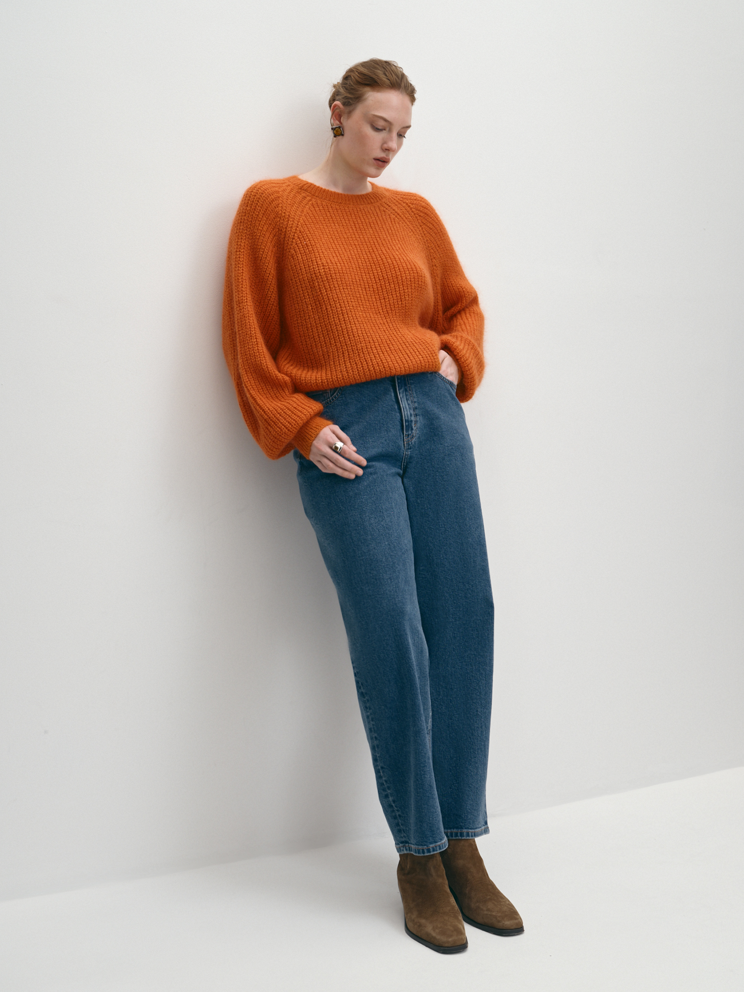 Джинсы Mom fit M(46)