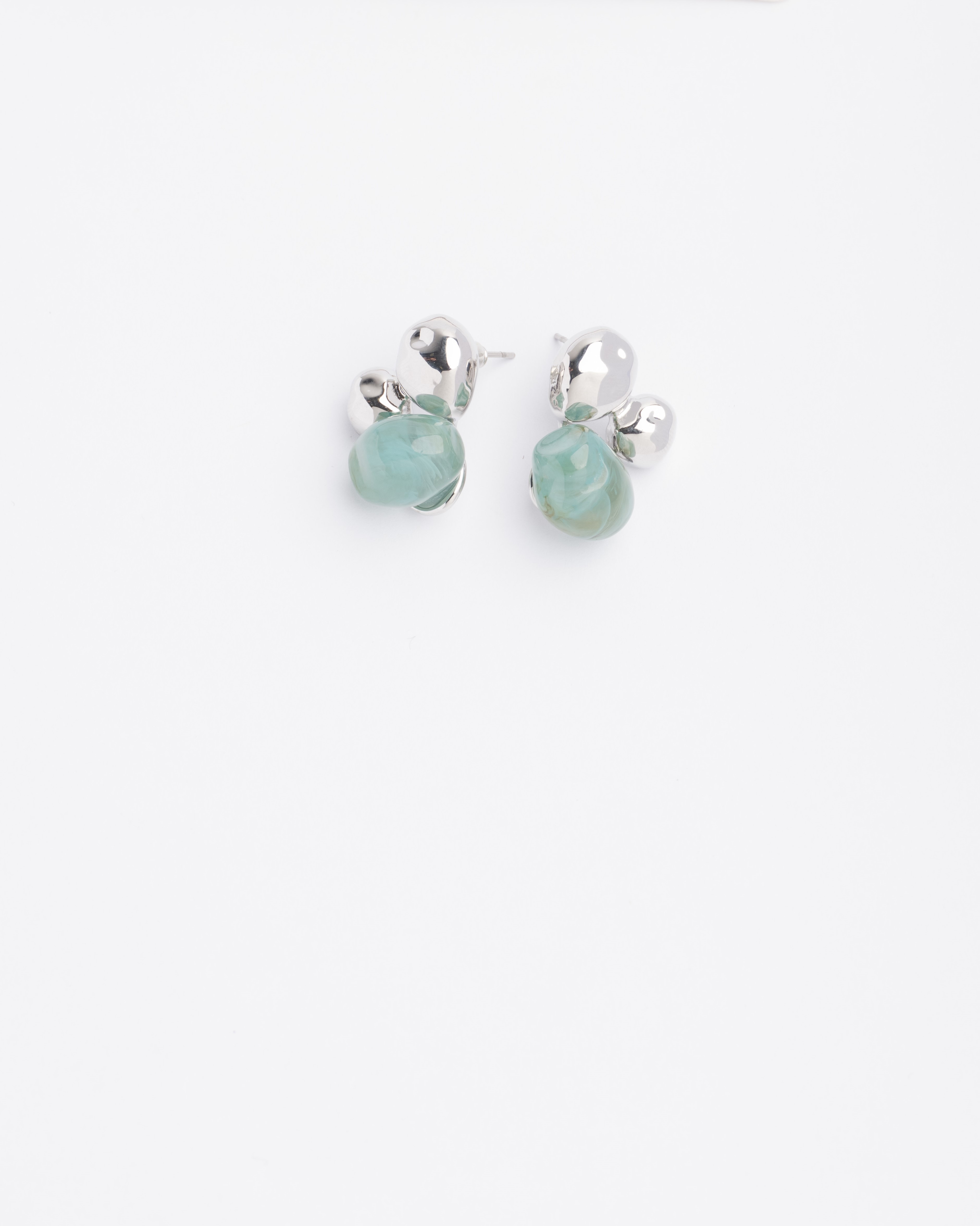 

Серьги женские EA0200 5В3395 Сине-серебряный