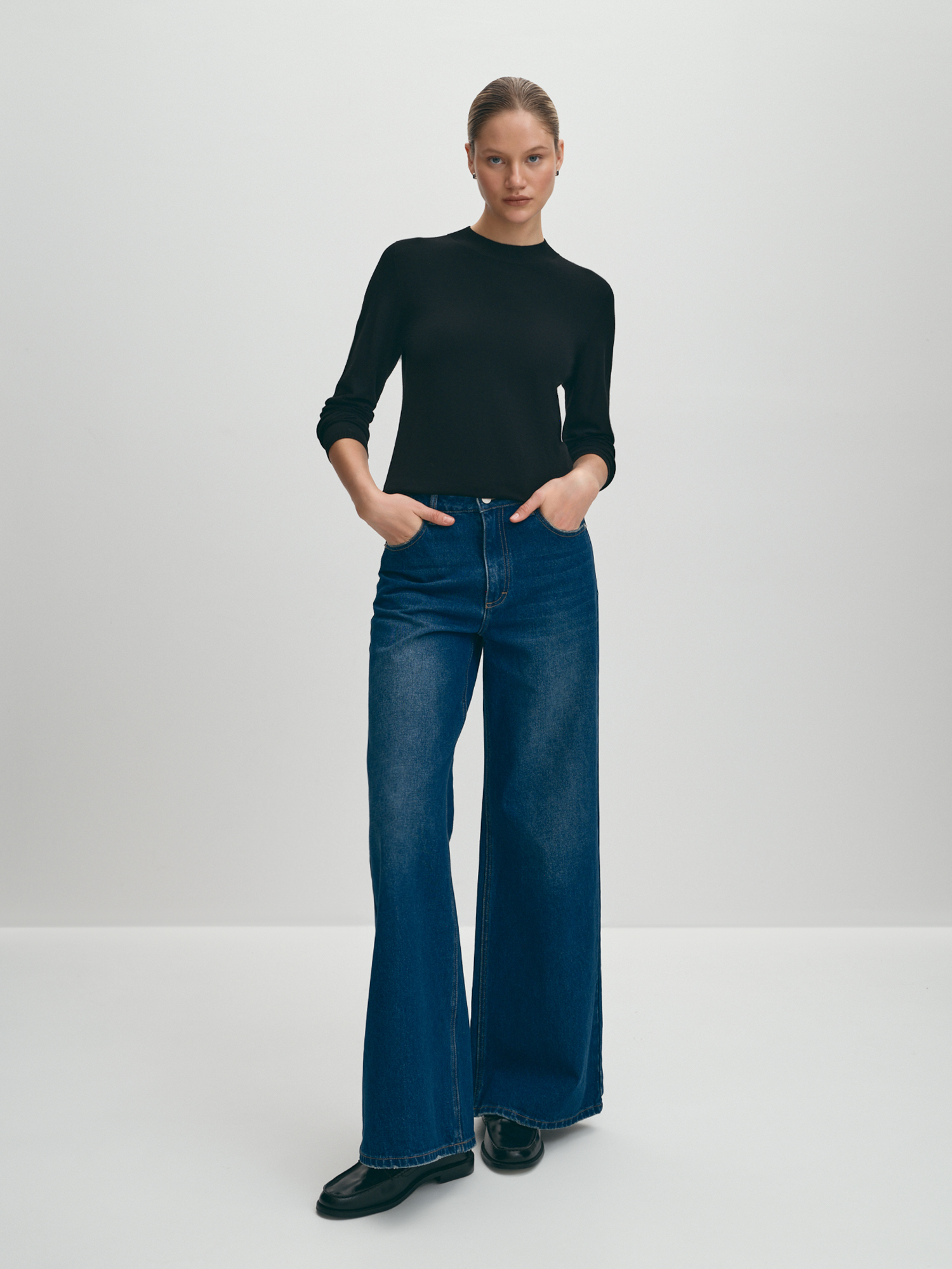 

Широкие джинсы Loose fit, Синий