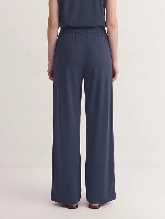 Прямые брюки из вискозного трикотажа Elis арт. TR0584K