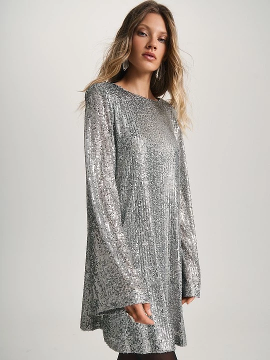 Платье мини с пайетками Elis арт. DR0828K