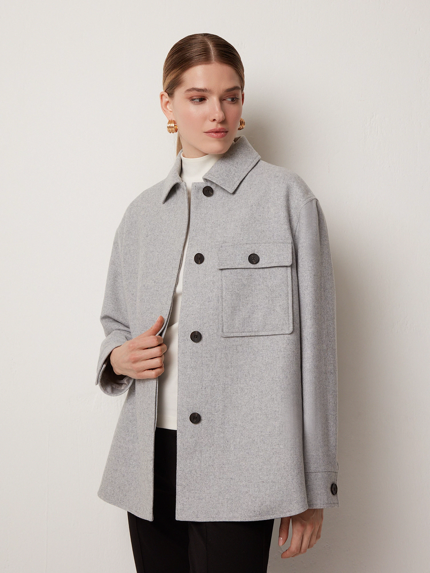 Куртка-рубашка из шерсти Elis арт. KD0022