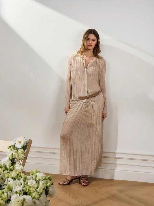 Юбка из жатой ткани Elis арт. SK0683