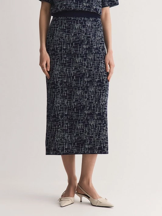 Прямая вязаная юбка Elis арт. SK0613V