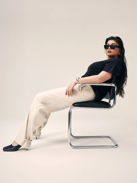 Базовая футболка с вышивкой Lalis арт. TS0084K