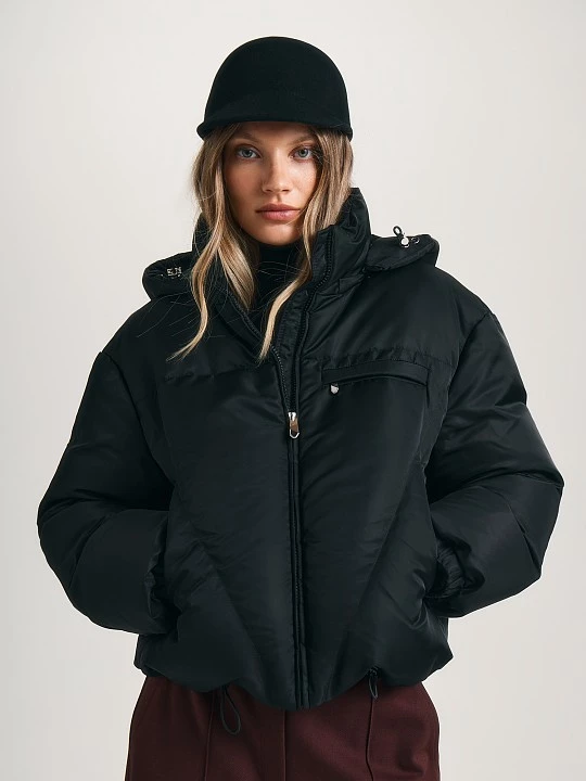 Короткий легкий пуховик на молнии Elis арт. PH0061