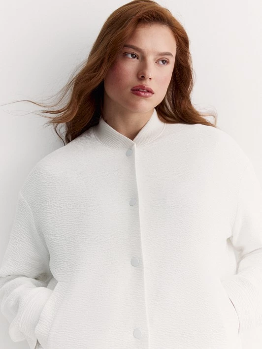 Легкий бомбер из хлопкового трикотажа  Lalis арт. BM0027K