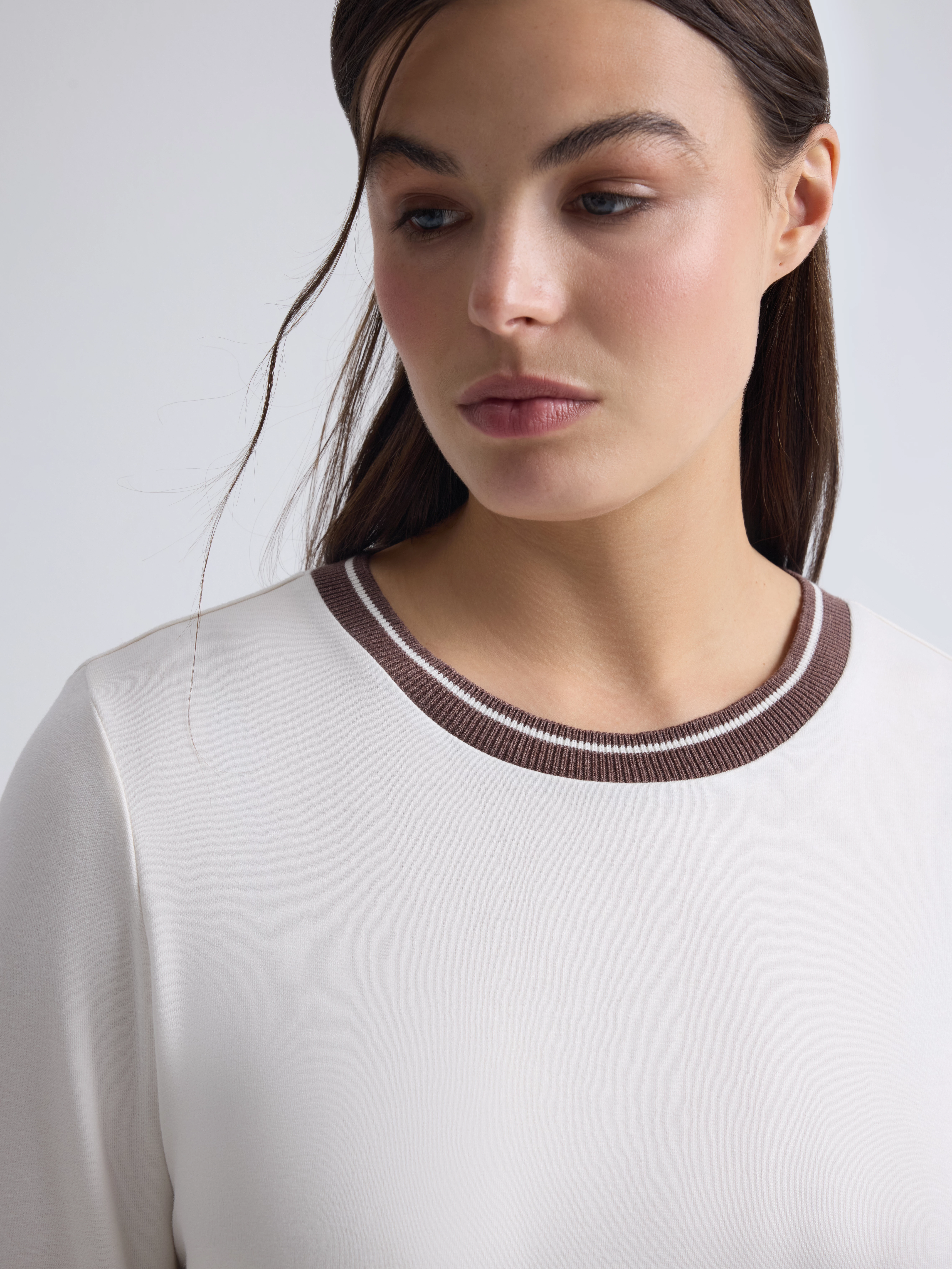 Трикотажный лонгслив с подвязом Lalis арт. LS0034K