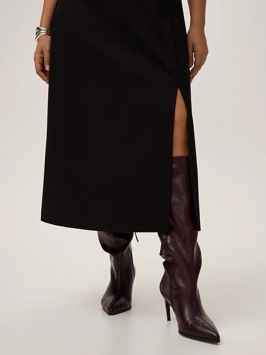 Трикотажное платье с разрезом Lalis арт. DR0942K