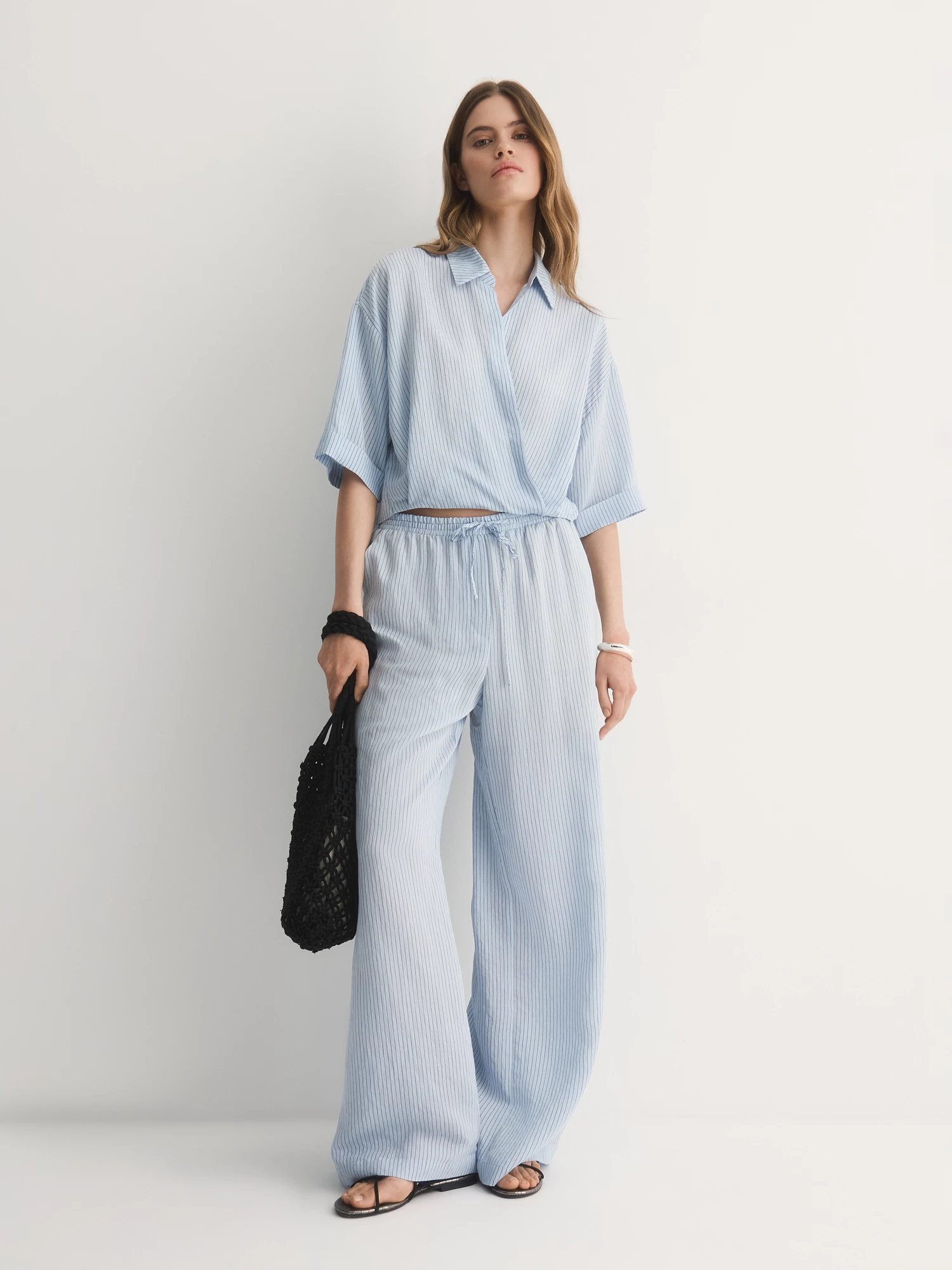 Легкие прямые брюки Elis арт. TR05377