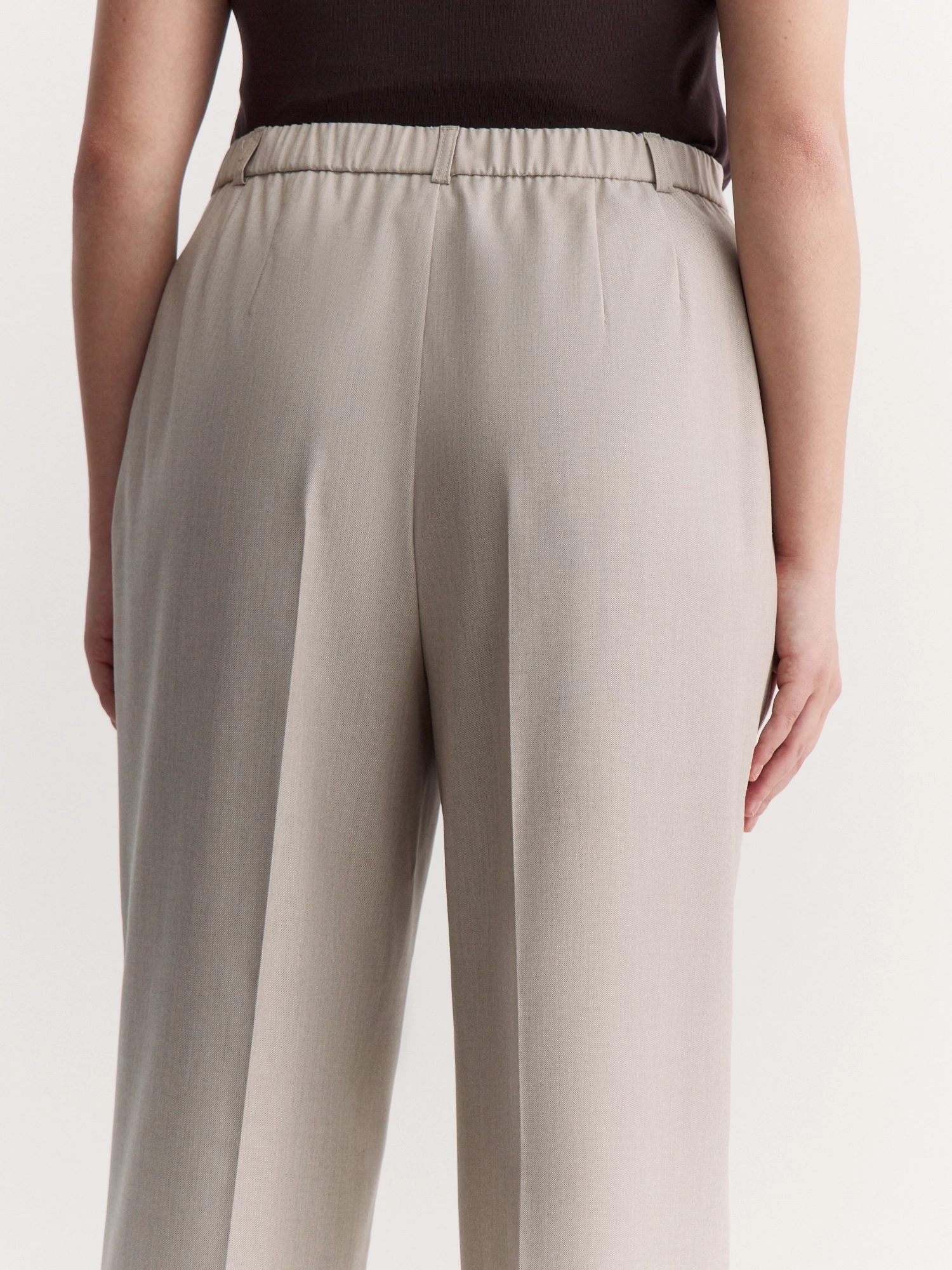 Прямые брюки из вискозной костюмной ткани Lalis арт. TR07055P