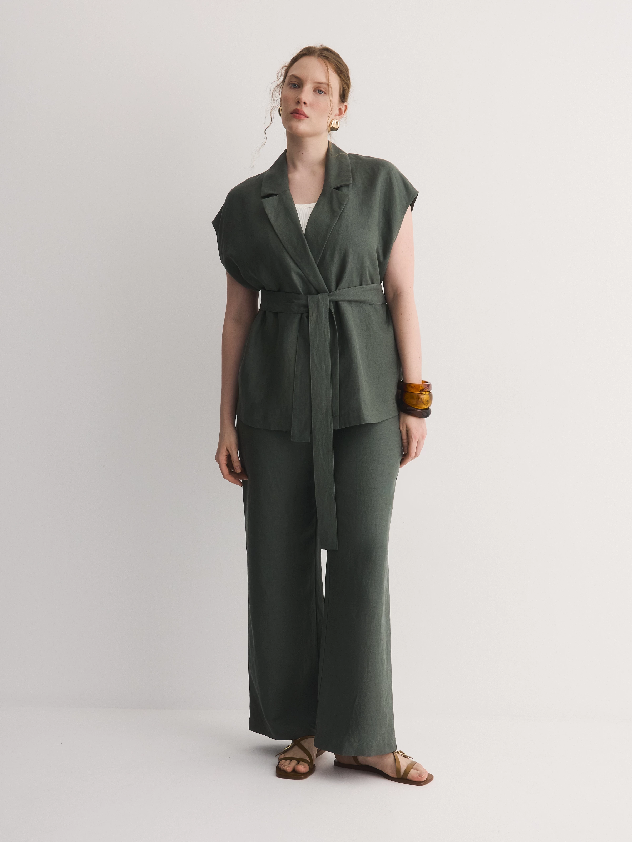 Брюки из лиоцелла и льна Lalis арт. TR0791P