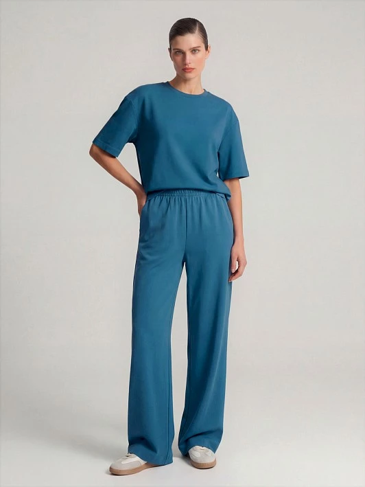 Свитшот с коротким рукавом из вискозного трикотажа Elis арт. BS0085KP