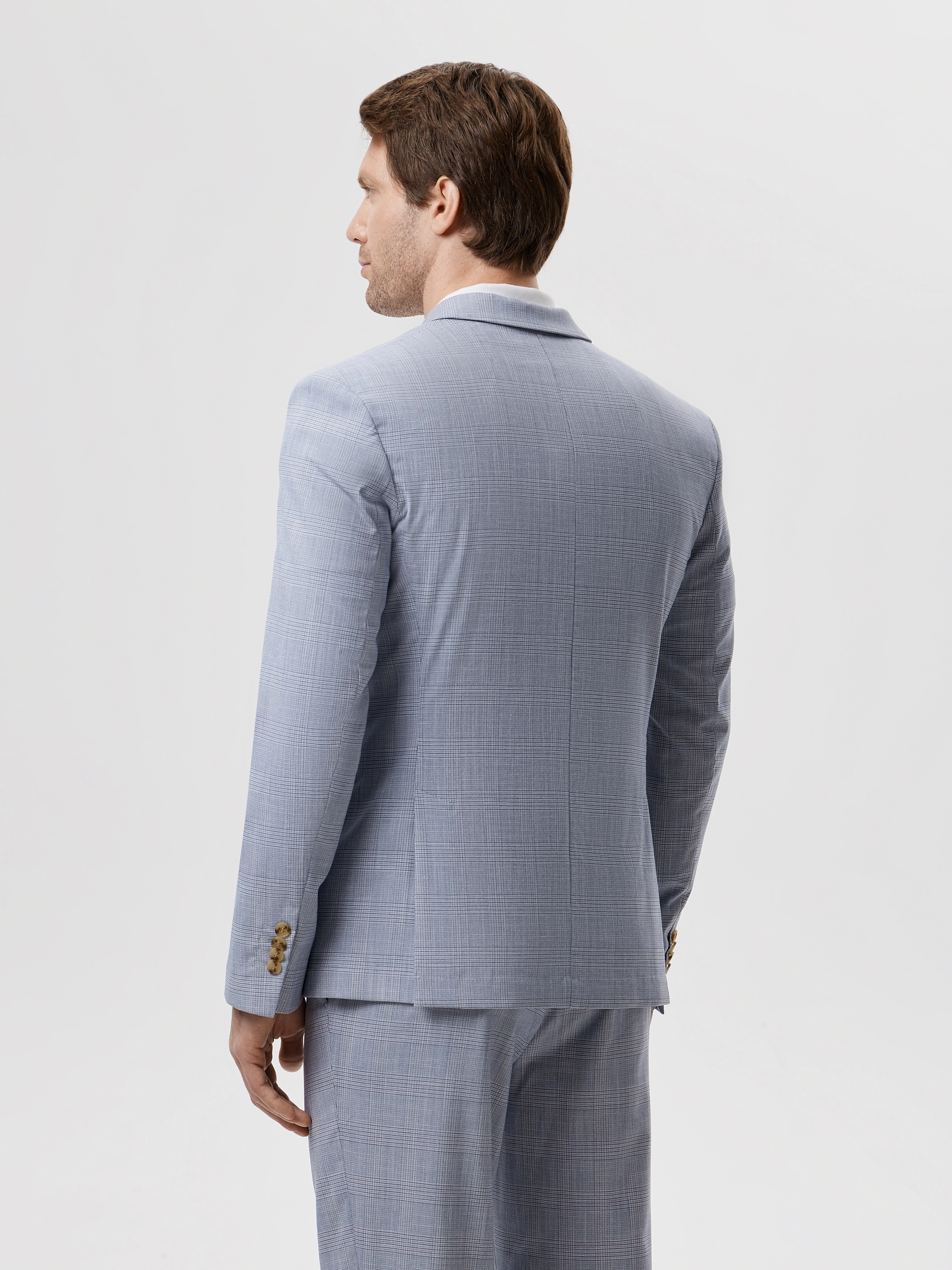 Пиджак однобортный в клетку 20line арт. IJC008761