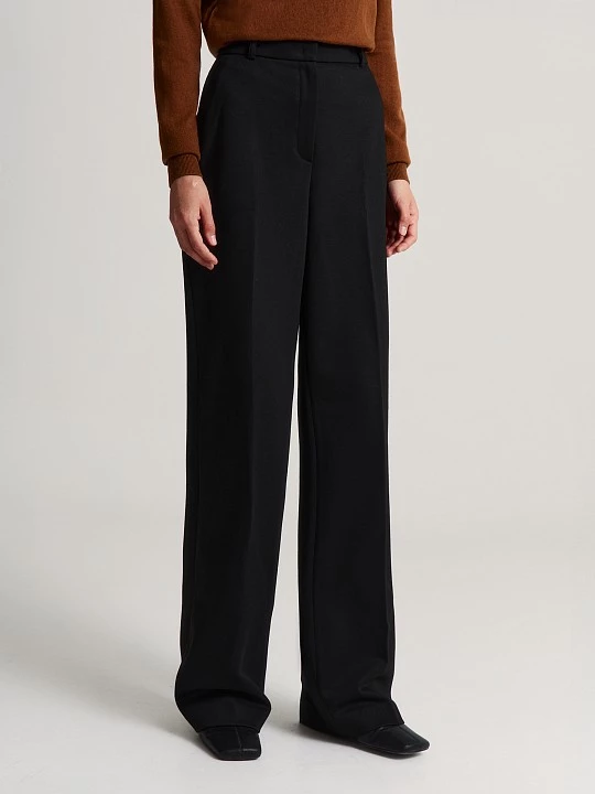 Прямые брюки из эластичной вискозной ткани Elis арт. TR0630K