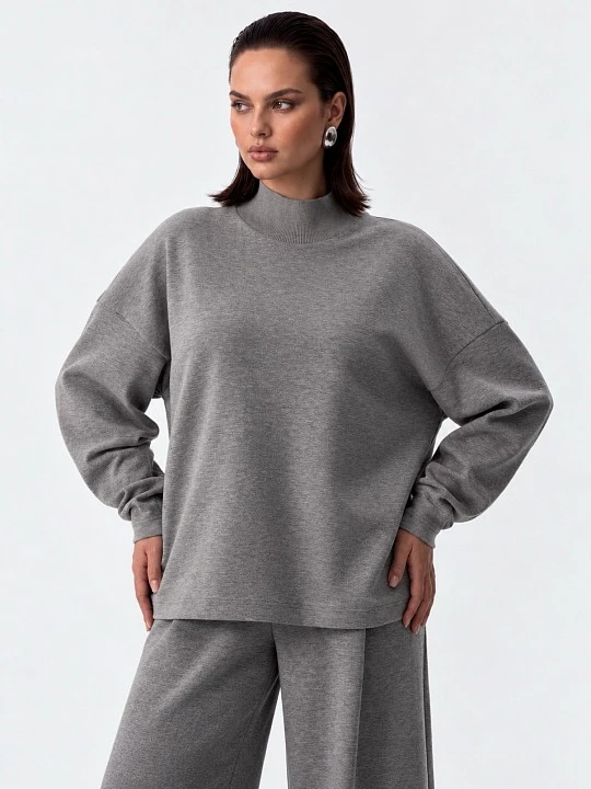 Блуза из вискозной ткани с воротником-стойкой Lalis арт. BL2045K