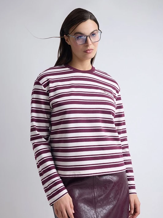 Лонгслив из хлопкового трикотажа Lalis арт. LS0041K