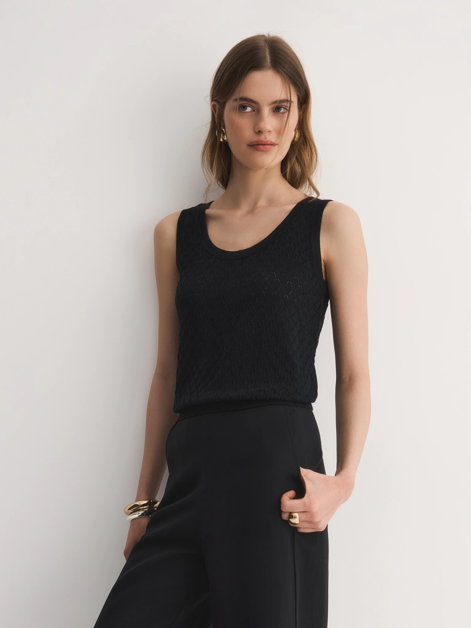 Ажурный вязаный топ Elis арт. TP0133VP