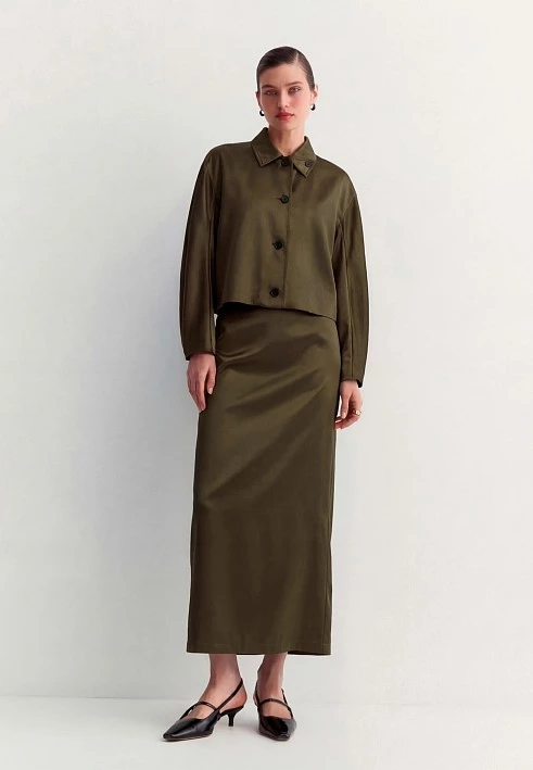 Легкий жакет с атласным блеском Elis арт. JC0193