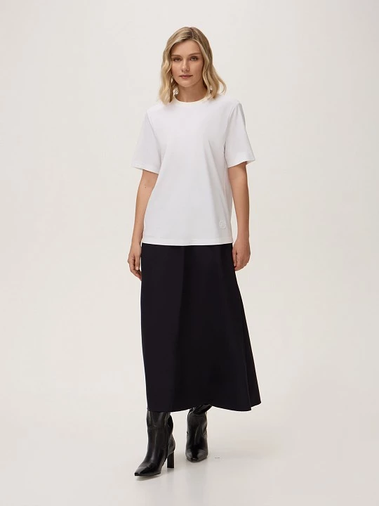 Базовая футболка из вискозного трикотажа Elis арт. TS0083KN5