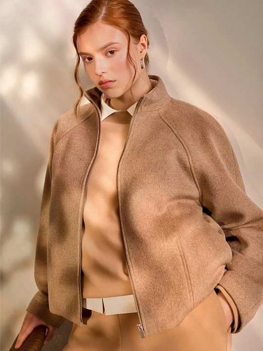 Теплая куртка из пальтовой ткани Lalis арт. KD0097