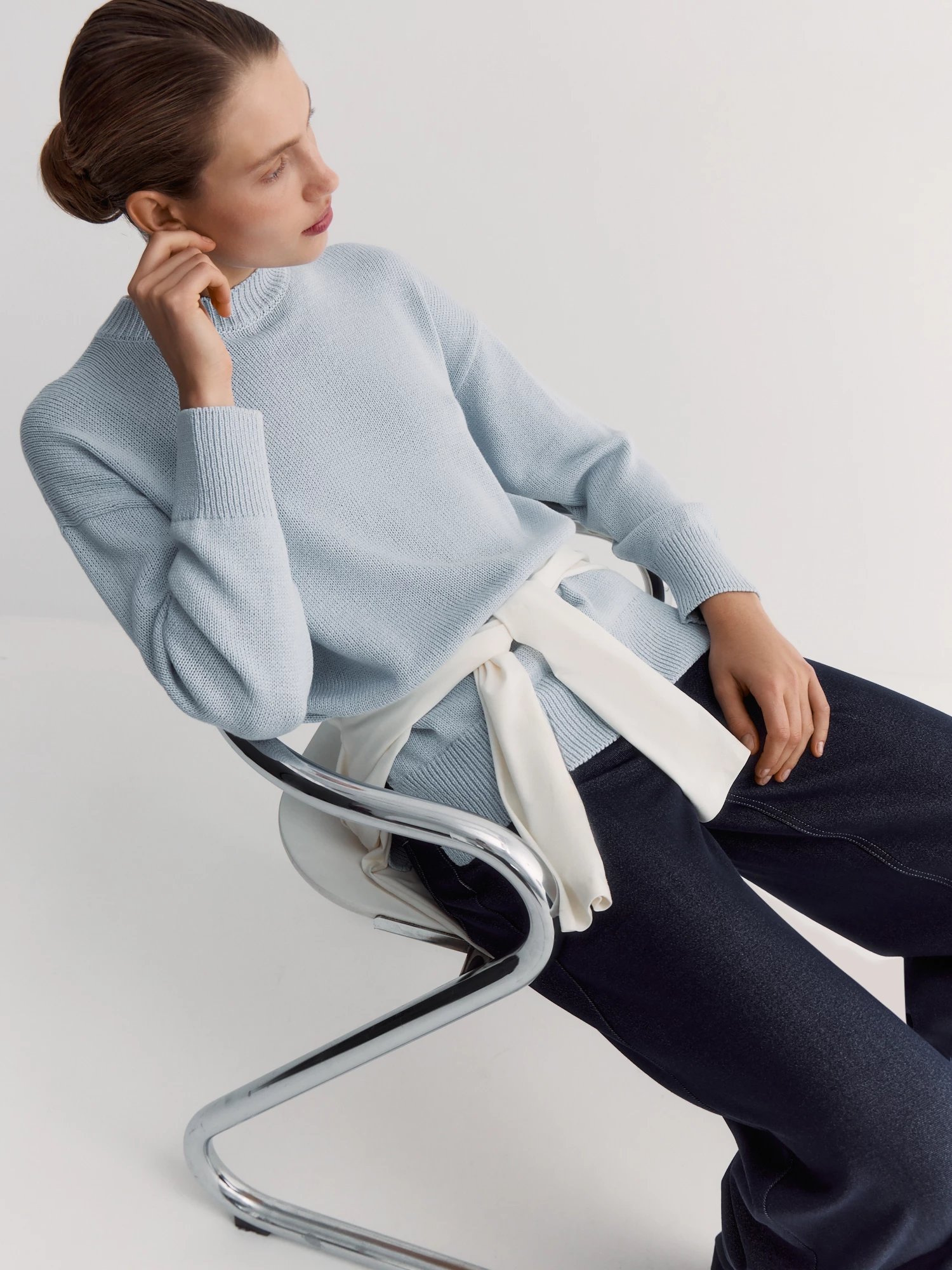 Джемпер из хлопковой итальянской пряжи Elis арт. JM0119VN