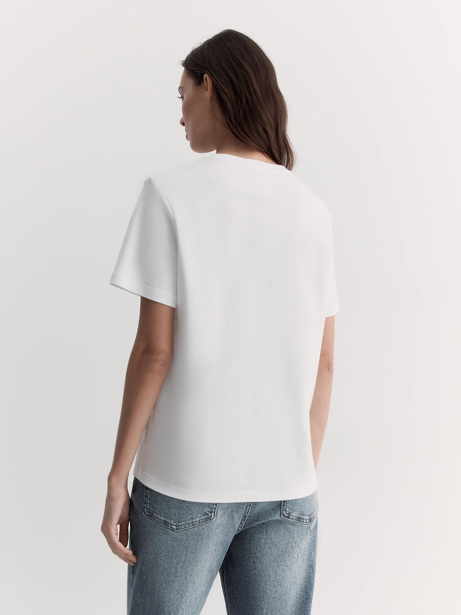 Футболка с крупным цветком из мерсеризованного хлопка Elis арт. TS0106K6