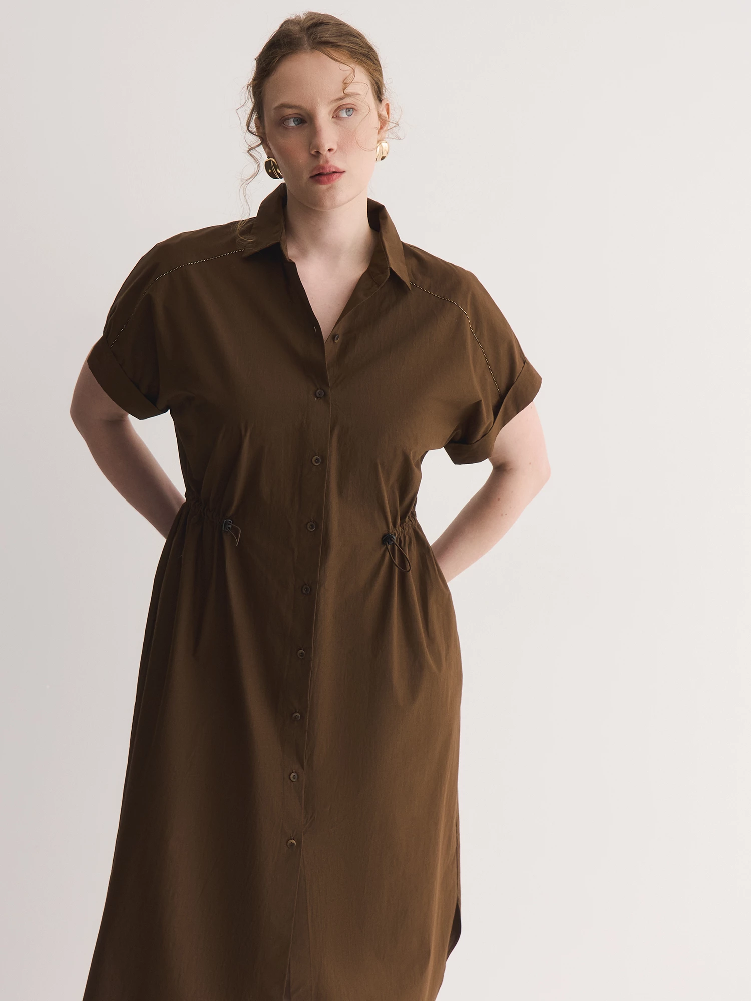 Платье-рубашка из 100% хлопка Lalis арт. DR1091P