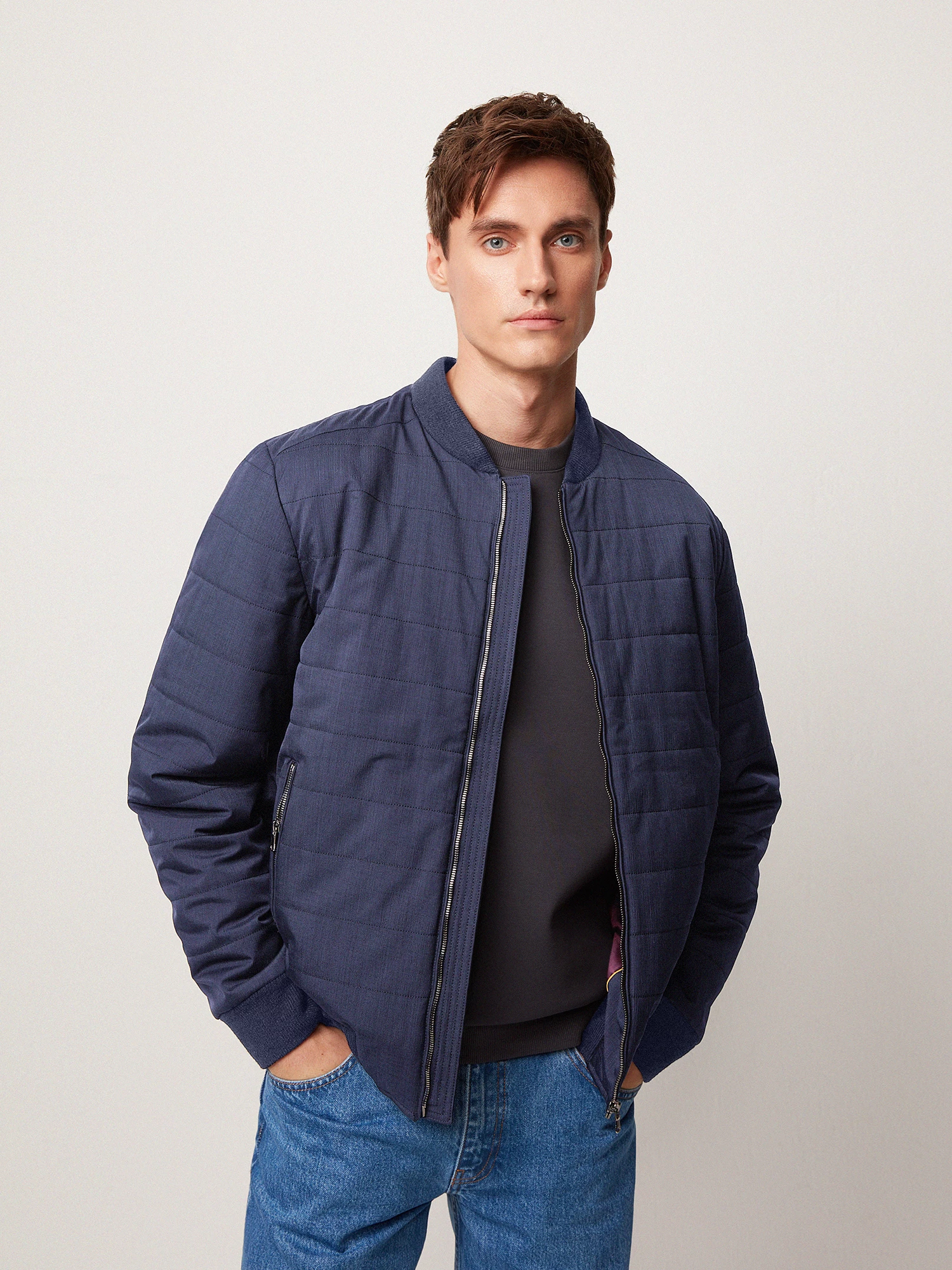 Бомбер демисезонный 20line арт. IBM0007SR