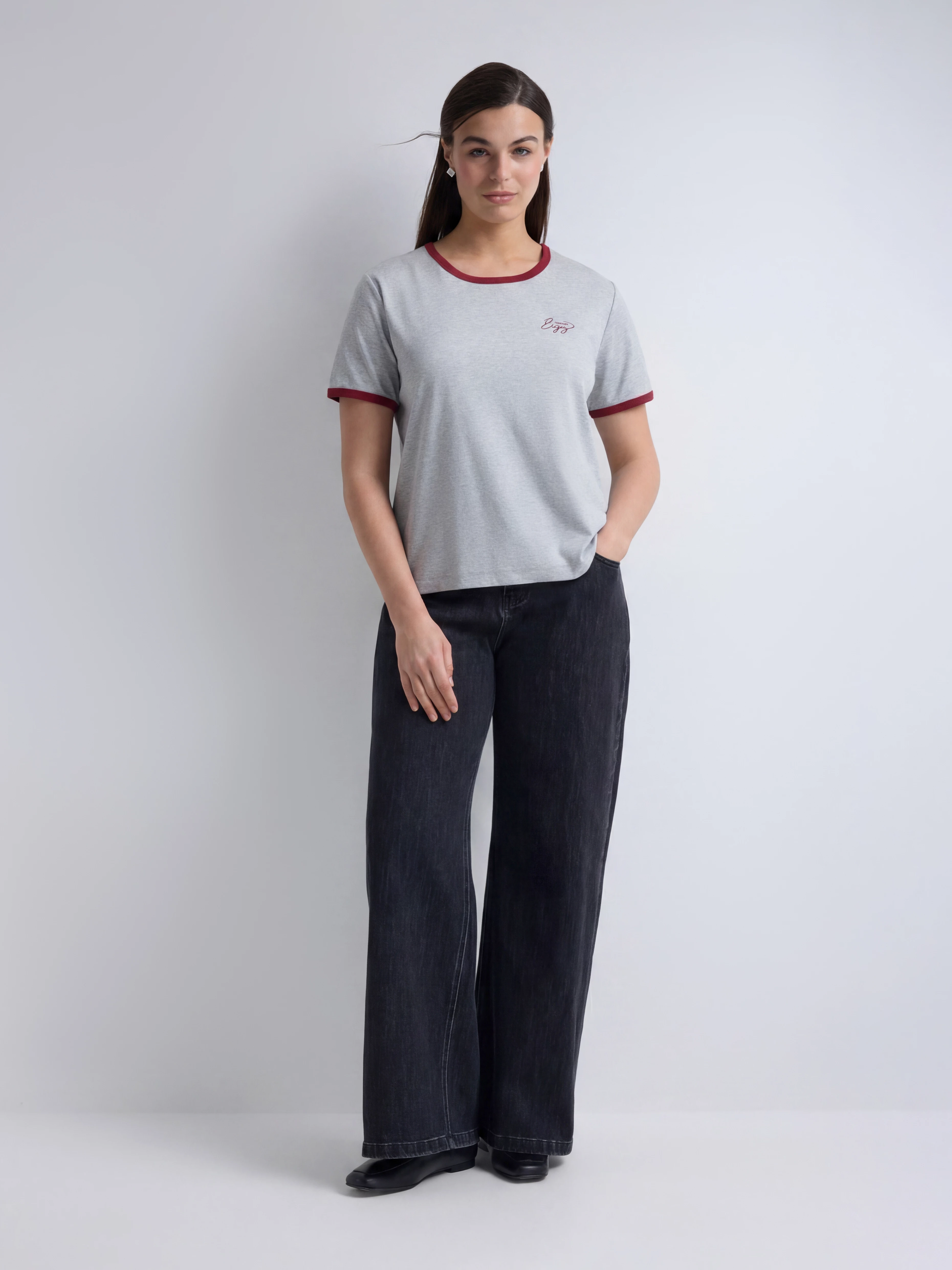 Футболка из 100% хлопка с кантом Lalis арт. TS0225KY1