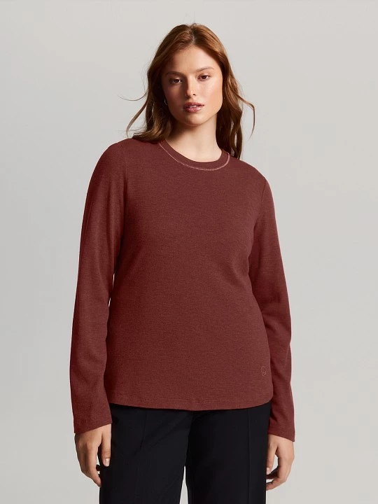 Лонгслив из мягкого трикотажа с шерстью Lalis арт. LS1682K