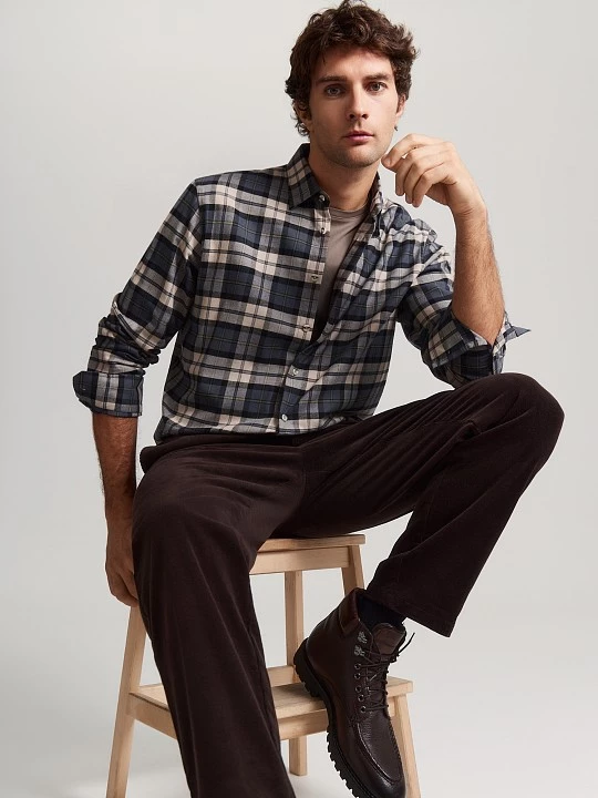 Рубашка из фланели 20line арт. IRU008315