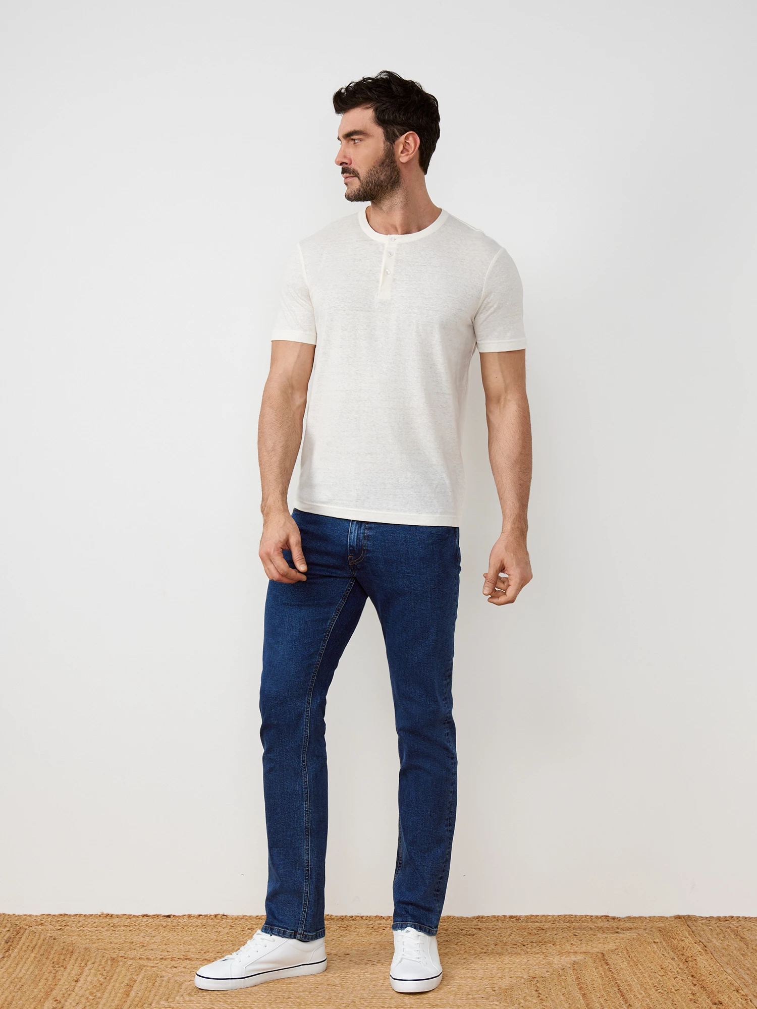 Футболка с воротником стойкой  20line арт. ITS0067K