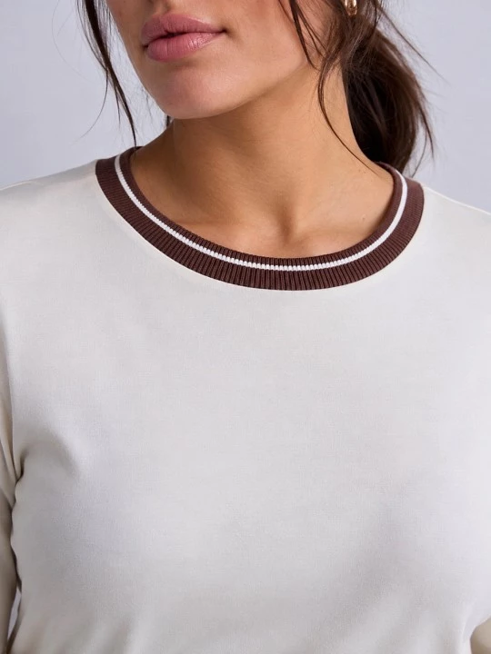 Трикотажный лонгслив с подвязом Lalis арт. LS0034K