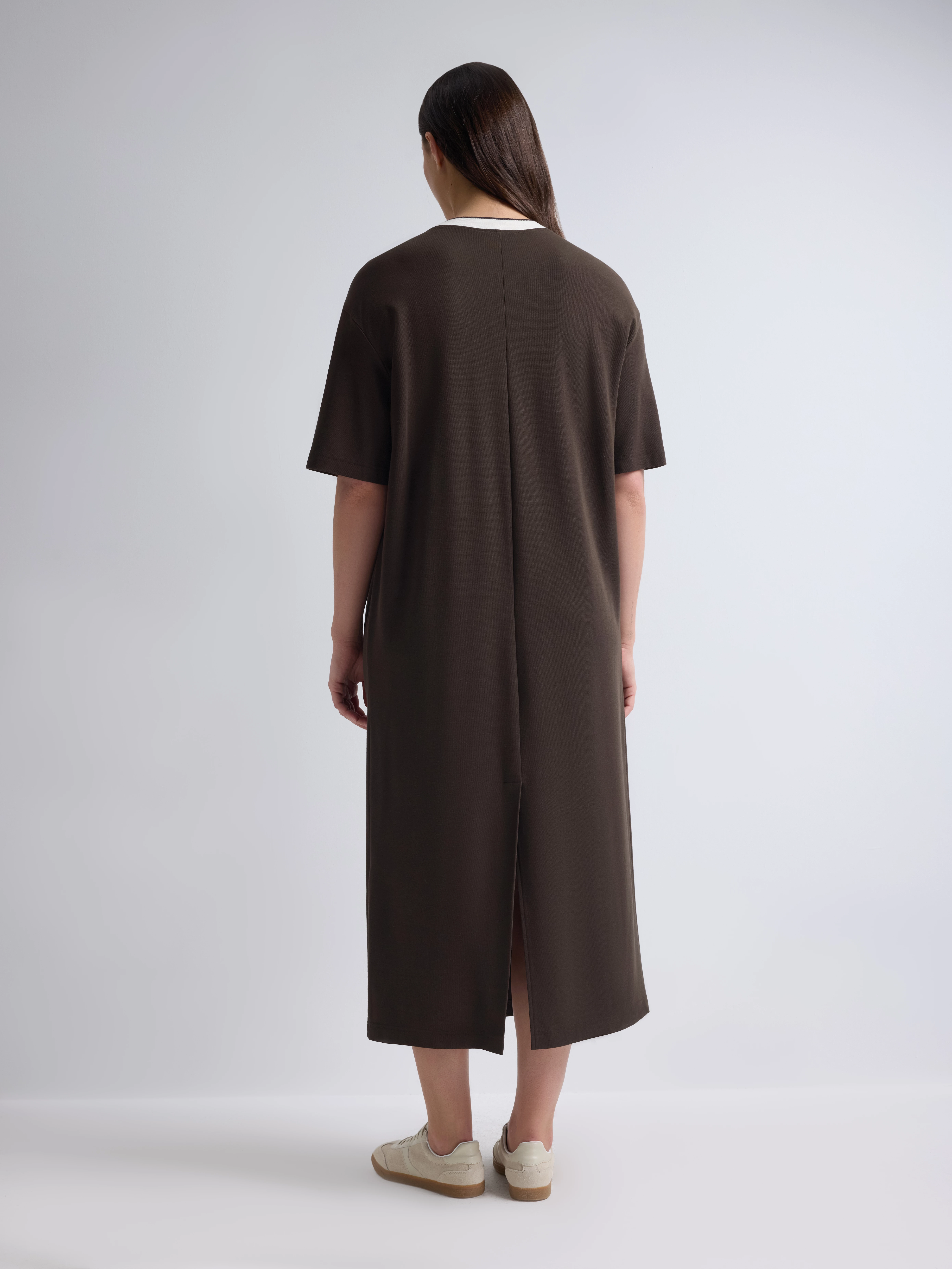 Прямое платье из вискозного трикотажа Lalis арт. DR1038KPХ