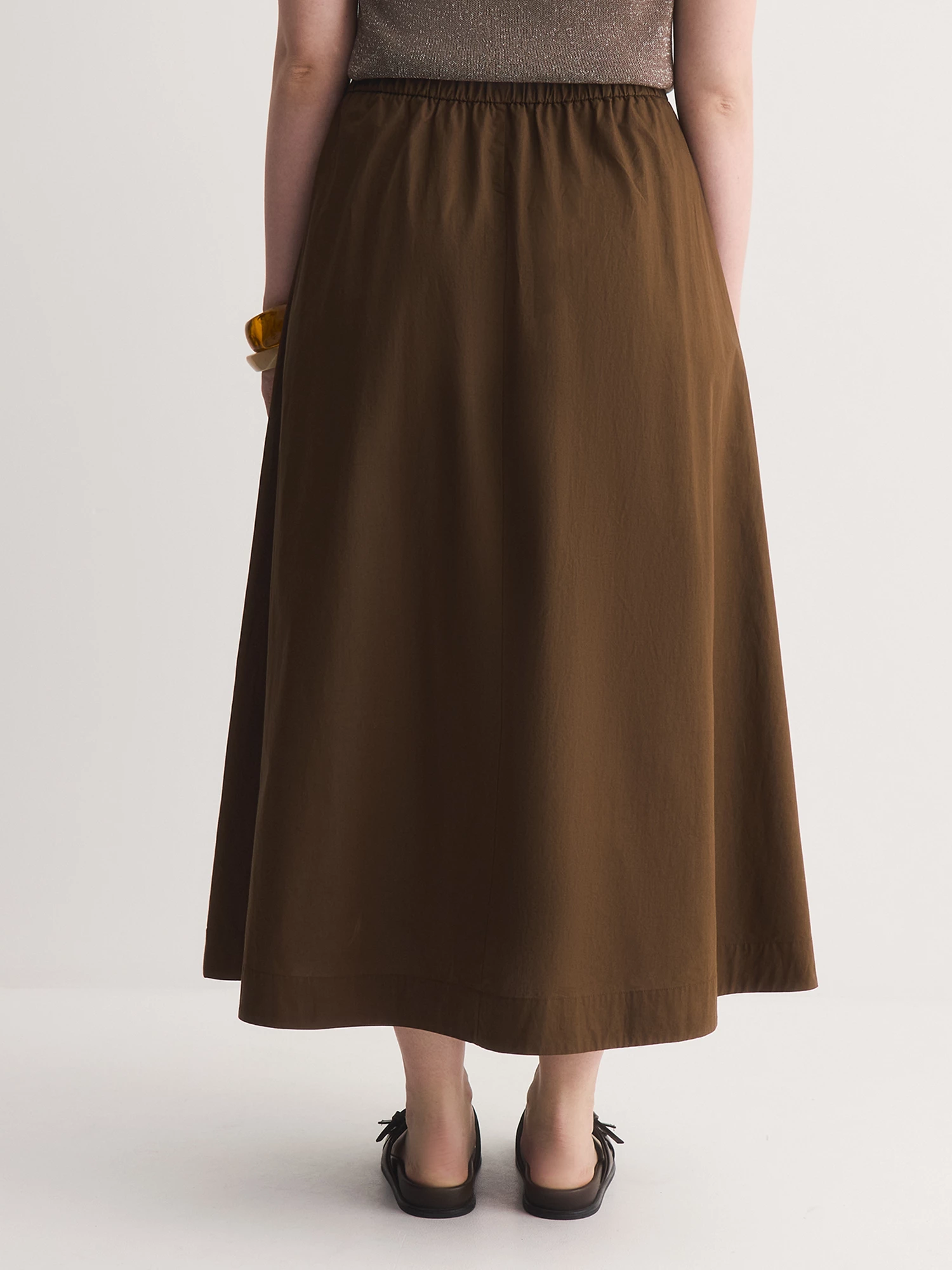 Юбка длины макси с листочками Lalis арт. SK069051P