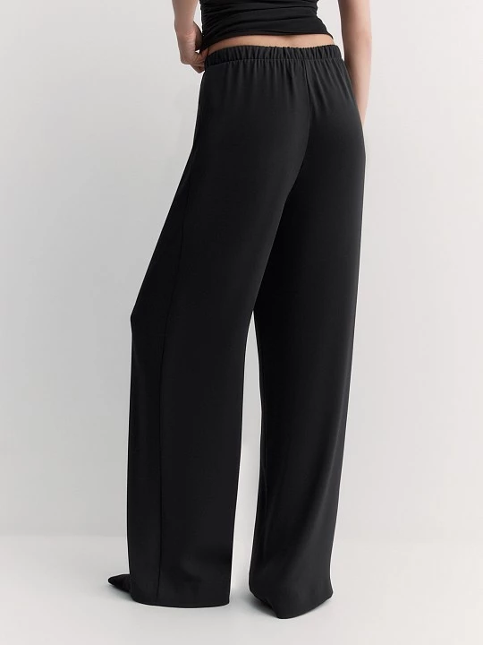 Струящиеся черные брюки Elis арт. TR0532