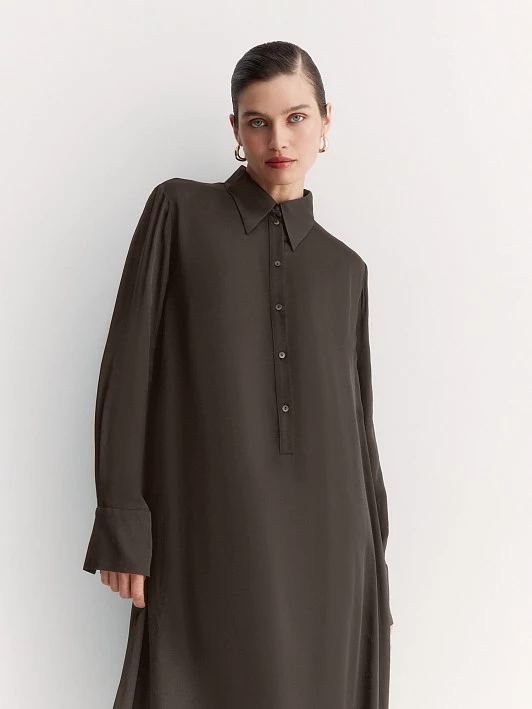 Платье из вискозного шифона Elis арт. DR1027