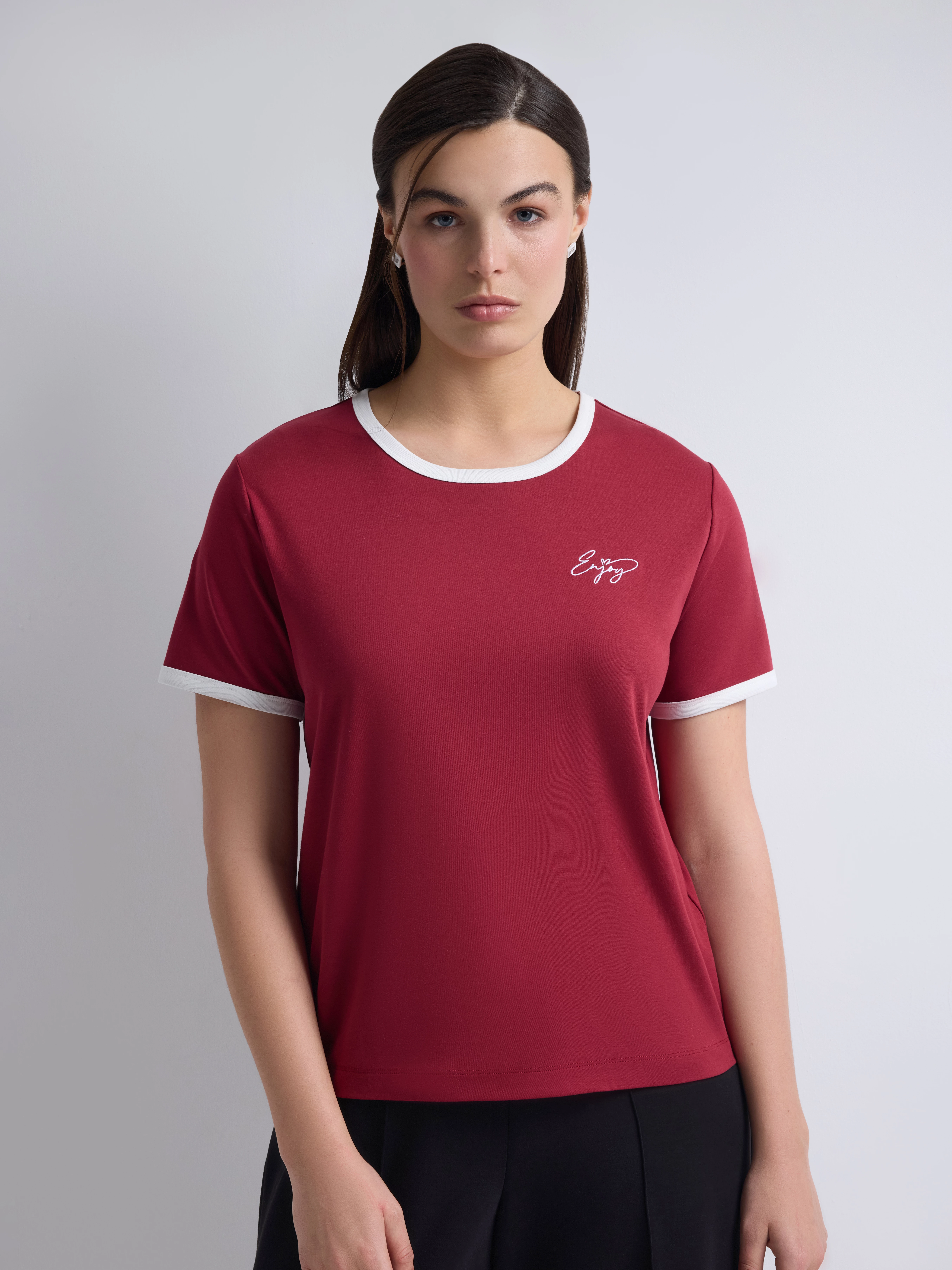 Футболка из 100% хлопка с кантом Lalis арт. TS0225KY1