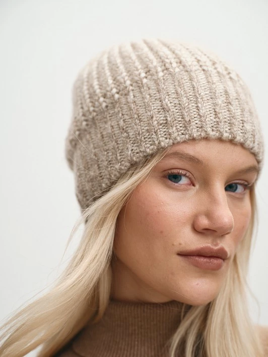 Шапка из меланжевой пряжи Elis арт. HW0029V