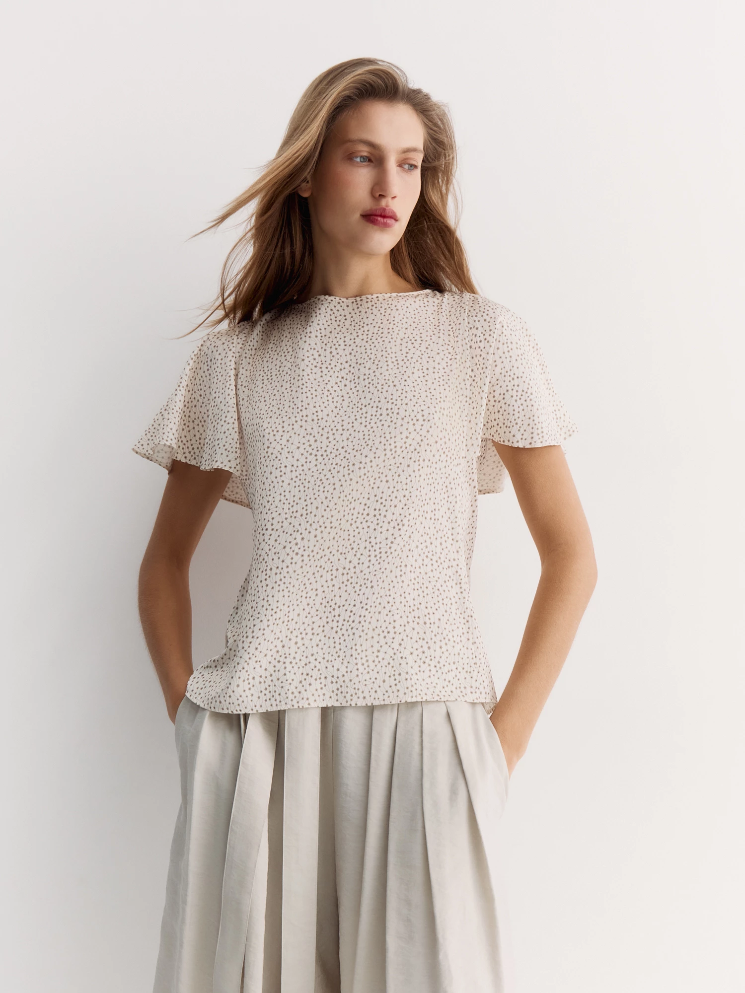 Блуза с летящими рукавами Elis арт. BL1900