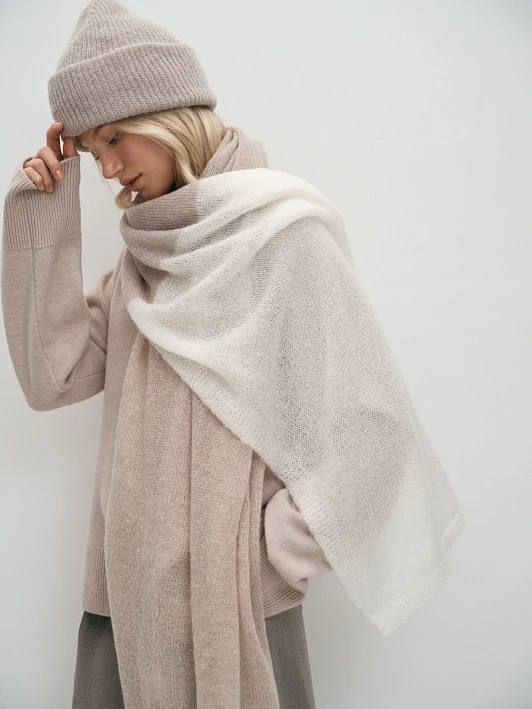 Вязаный палантин с мягкой шерстью Elis арт. PN0097V6