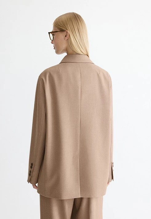 Пиджак оверсайз в оттенке кэмел Elis арт. JC016151