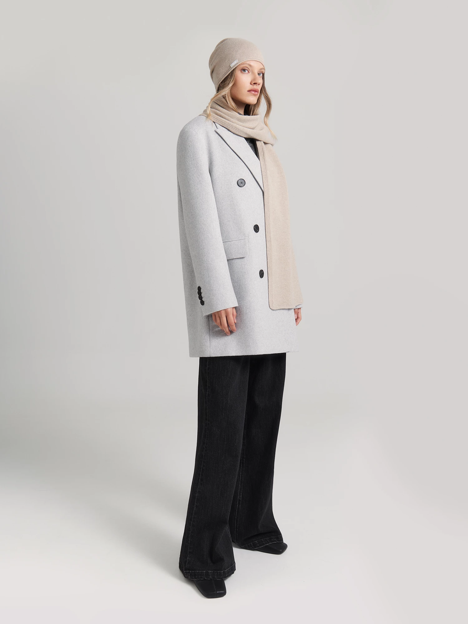 Шапка и шарф с кашемиром Elis арт. NWS0001V