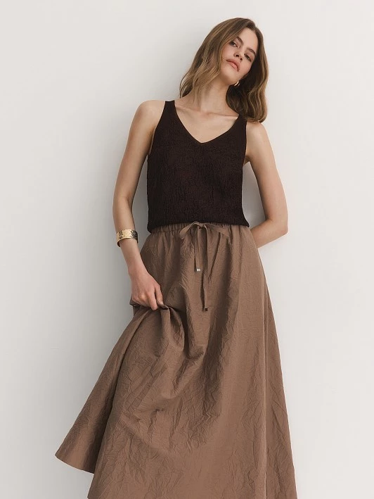 Легкая юбка из хлопковой ткани Elis арт. SK0525