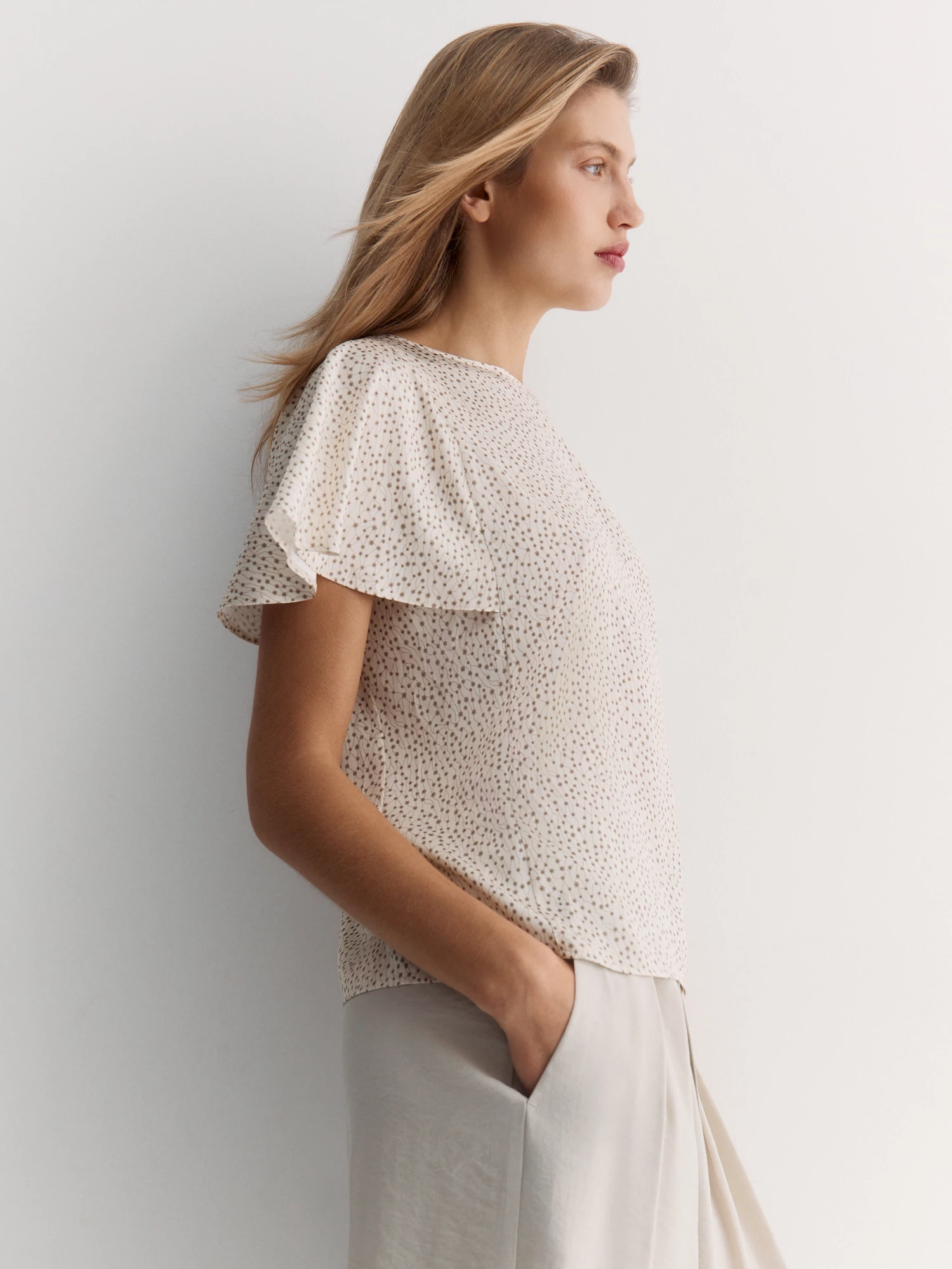 Блуза с летящими рукавами Elis арт. BL1900